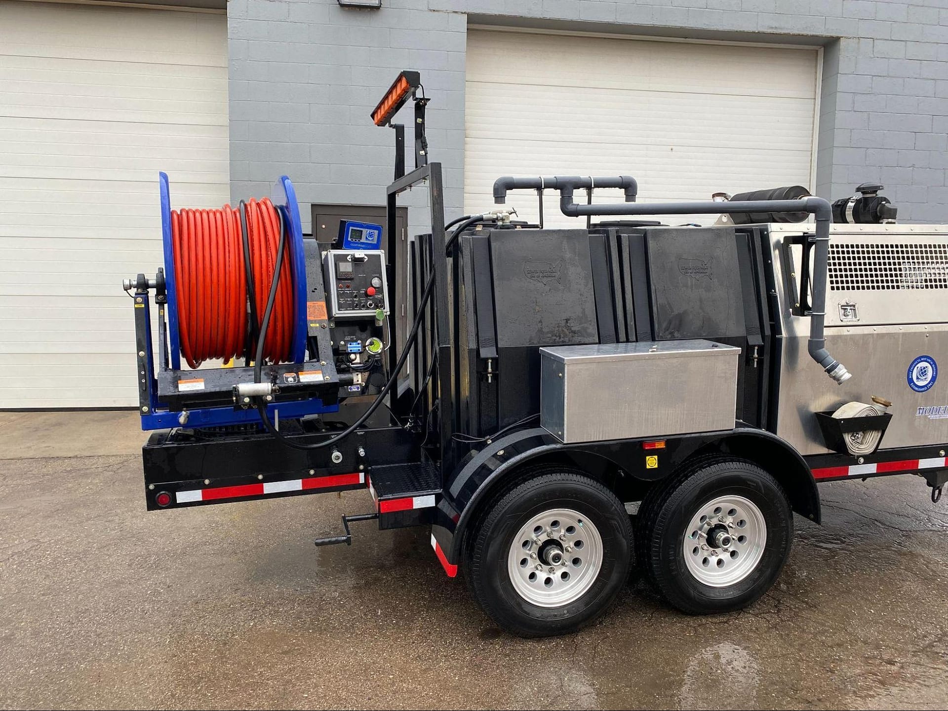 Sewer Equipment Model 747FR2000 ECO Trailer Mounted Sewer Cleaner